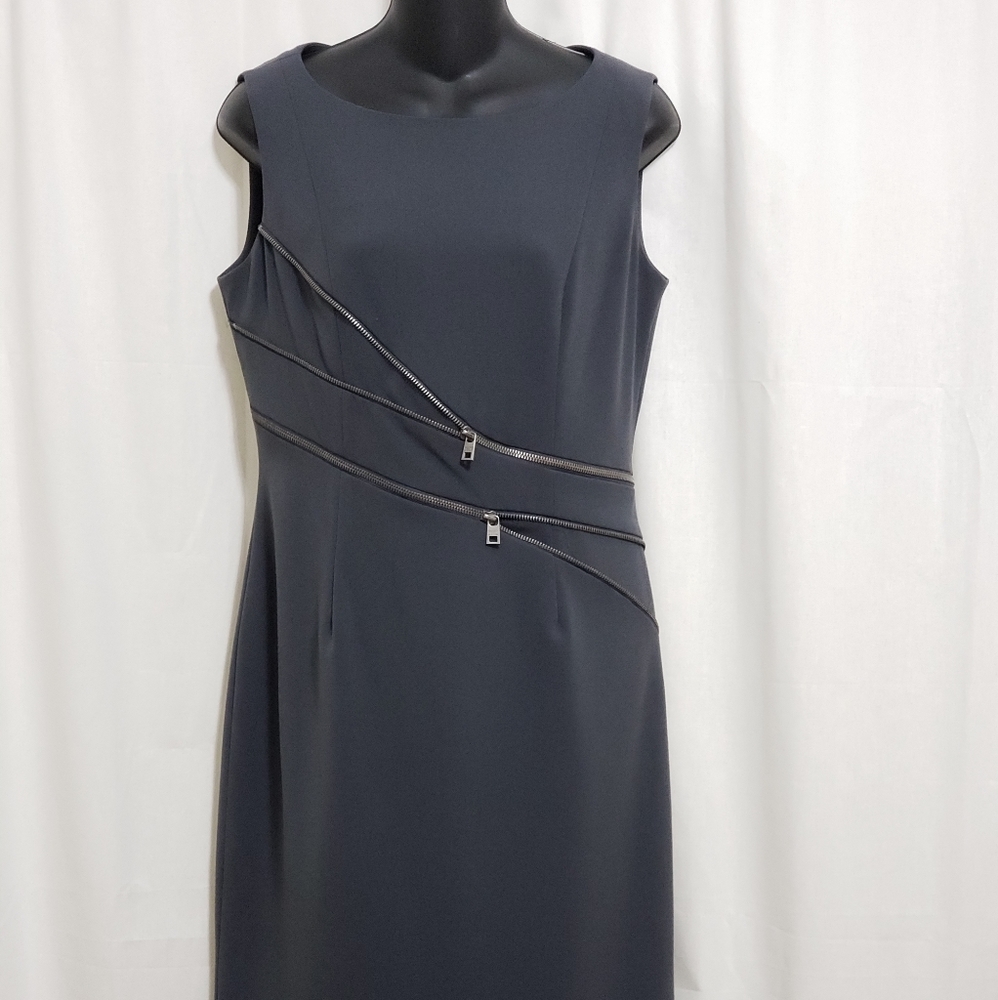 Marc New York Zippered Accent Sheath Dress